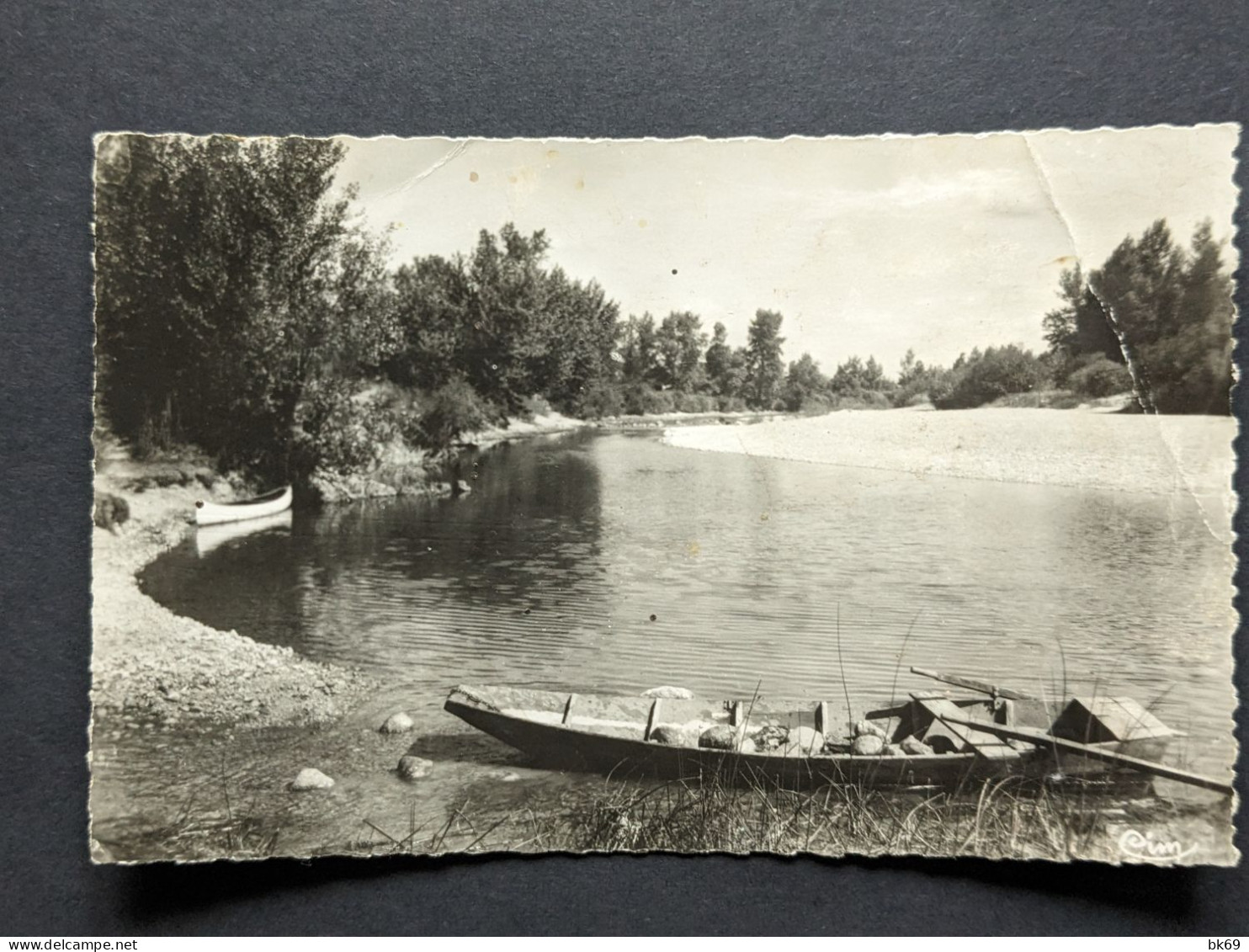 St Jean De Niost Barque Sur La Rivière L'Ain - Unclassified