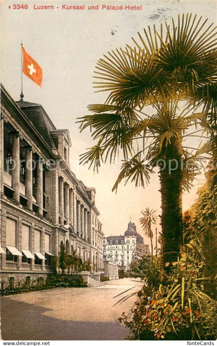 13755953 Luzern  LU Kursaal Und Palace Hotel  - Altri & Non Classificati