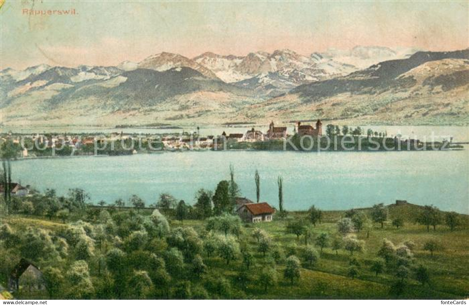 13755908 Rapperswil Zuerichsee BE Panorama  - Altri & Non Classificati