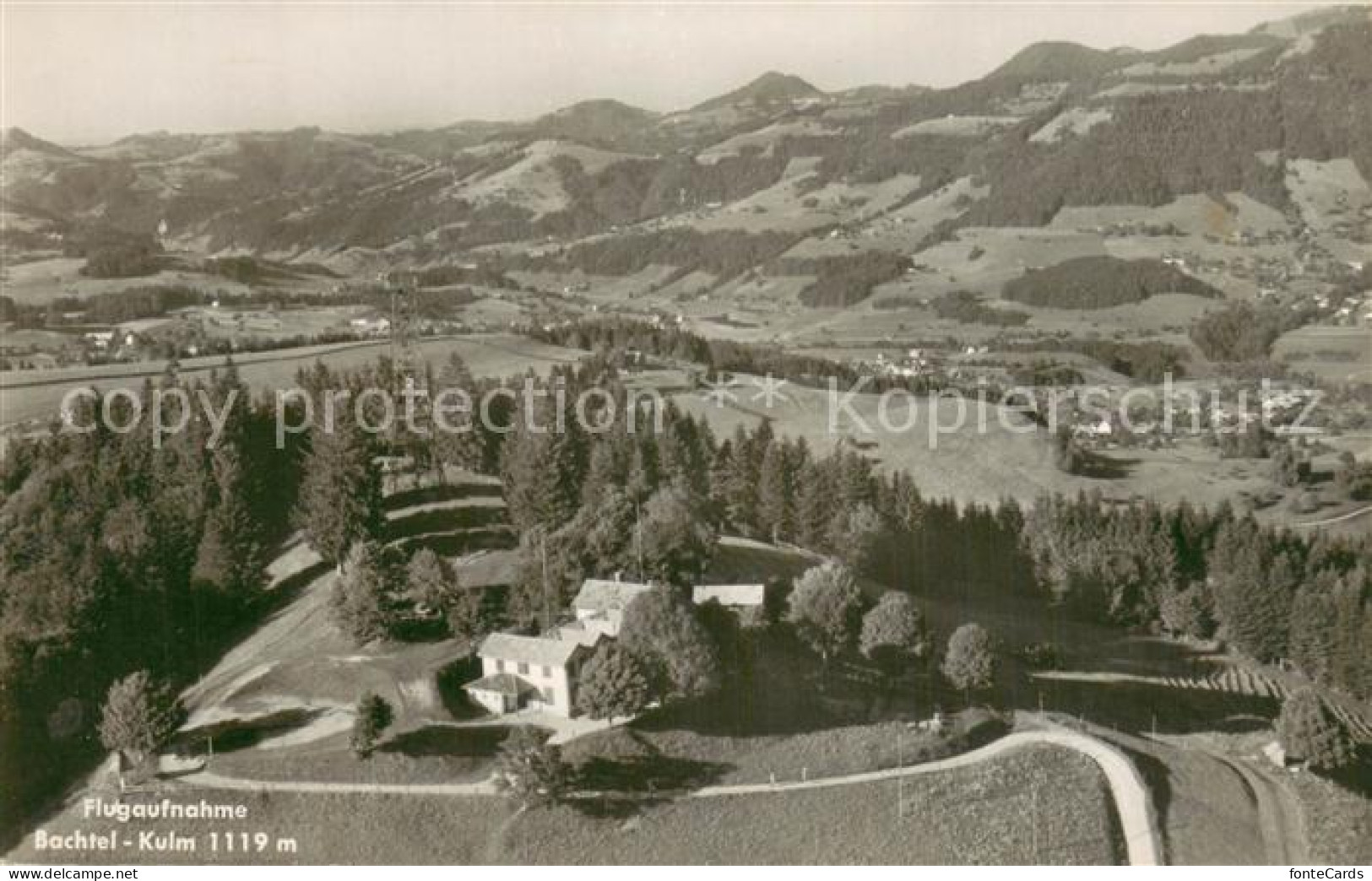 13755892 Bachtel  Kulm ZH Fliegeraufnahme Mit Gasthaus Bachtel Kulm  - Autres & Non Classés