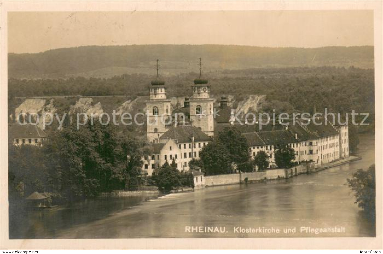 13755890 Rheinau ZH Klosterkirche Und Pflegeanstalt Rheinau ZH - Autres & Non Classés