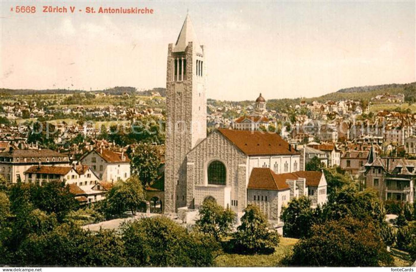 13755761 Zuerich ZH St Antoniuskirche Zuerich ZH - Altri & Non Classificati