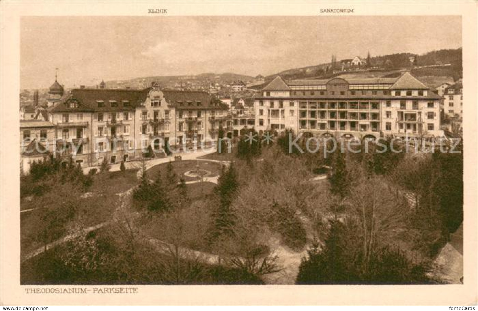 13755743 Zuerich ZH Theodosianum Privatspital Klinik Sanatorium Zuerich ZH - Autres & Non Classés