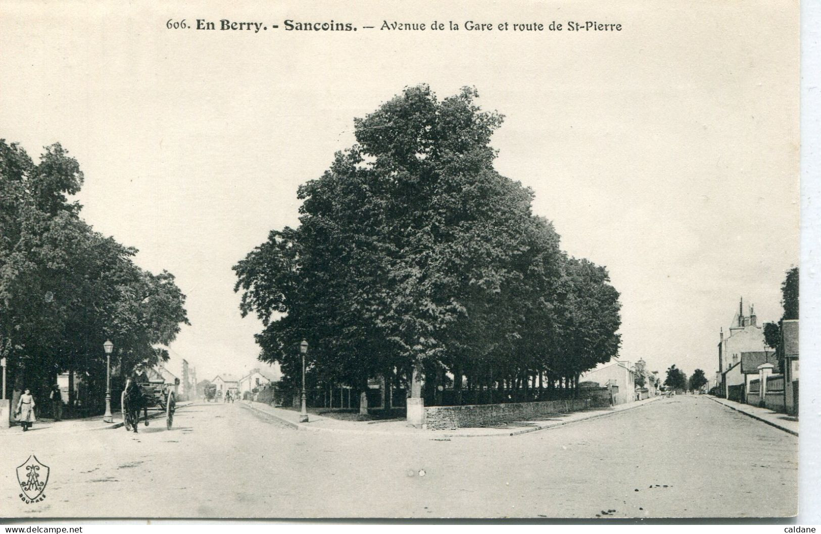 -18-CHER- SANCOINS. -  Avenue De La Gare Et Route De St-Pierre - Sancoins