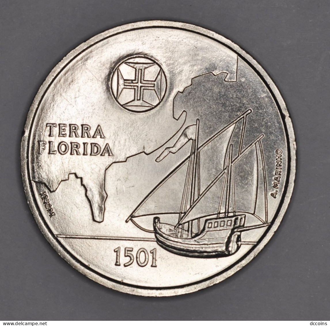 200 Esc  Terra Florida  Year 2000  Golden Age Of Portuguese Discoveries - Portugal