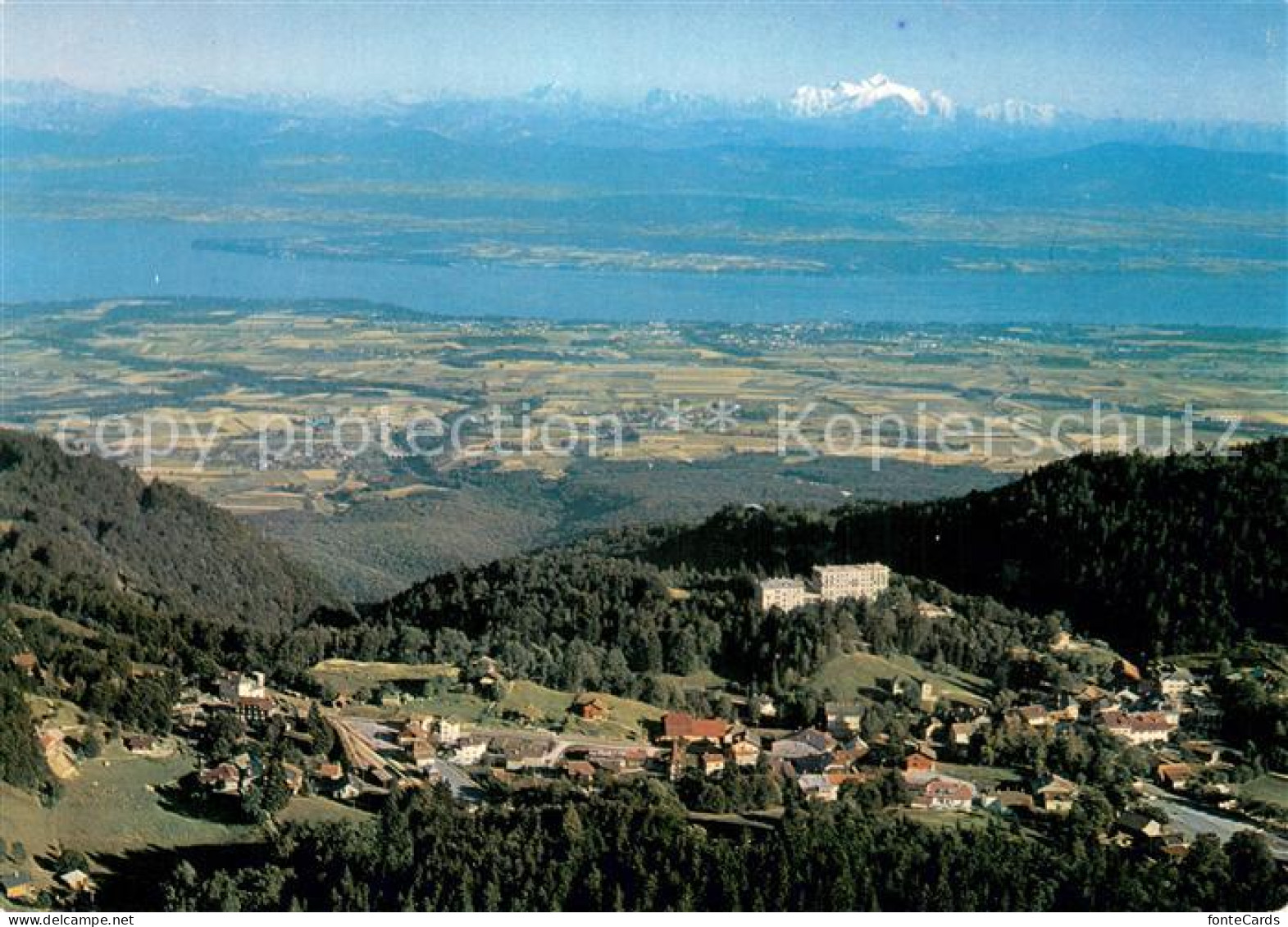 13754698 St-Cergue Nyon Suisse Le Mont Blanc Et Le Lac Leman  - Autres & Non Classés