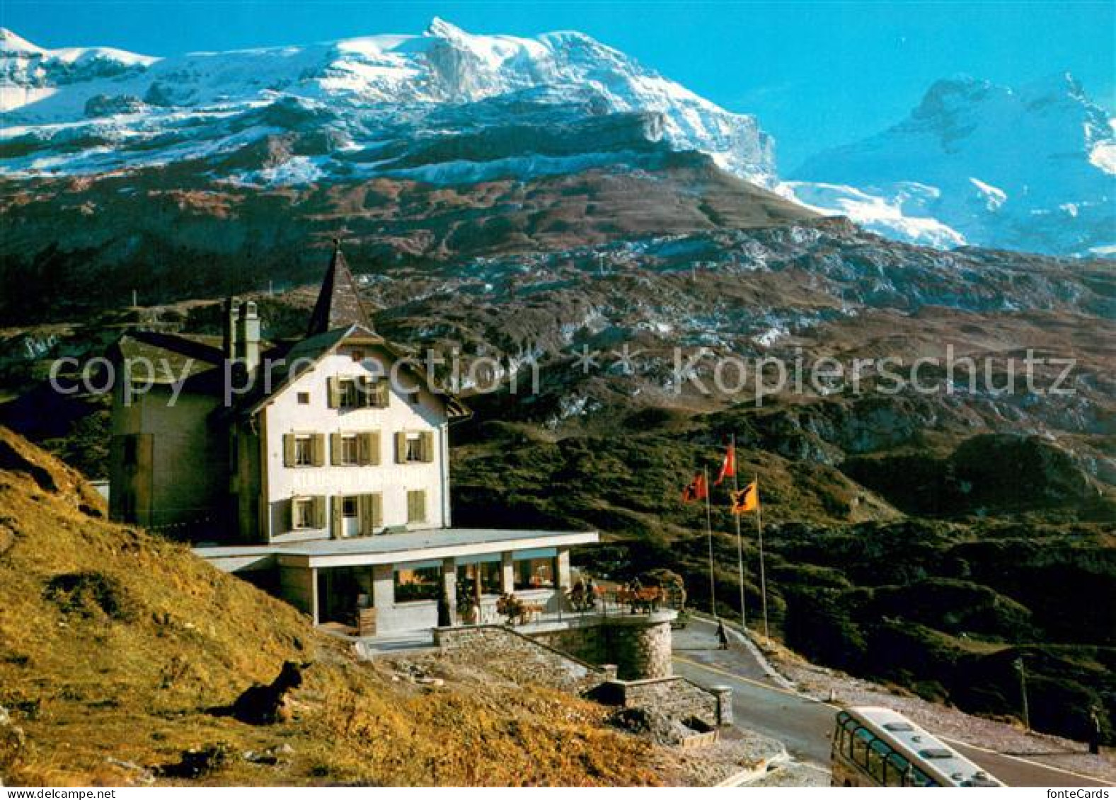 13754072 Klausenpasshoehe Hotel Klausen Passhoehe Mit Clariden Und Scheerhorn Kl - Autres & Non Classés