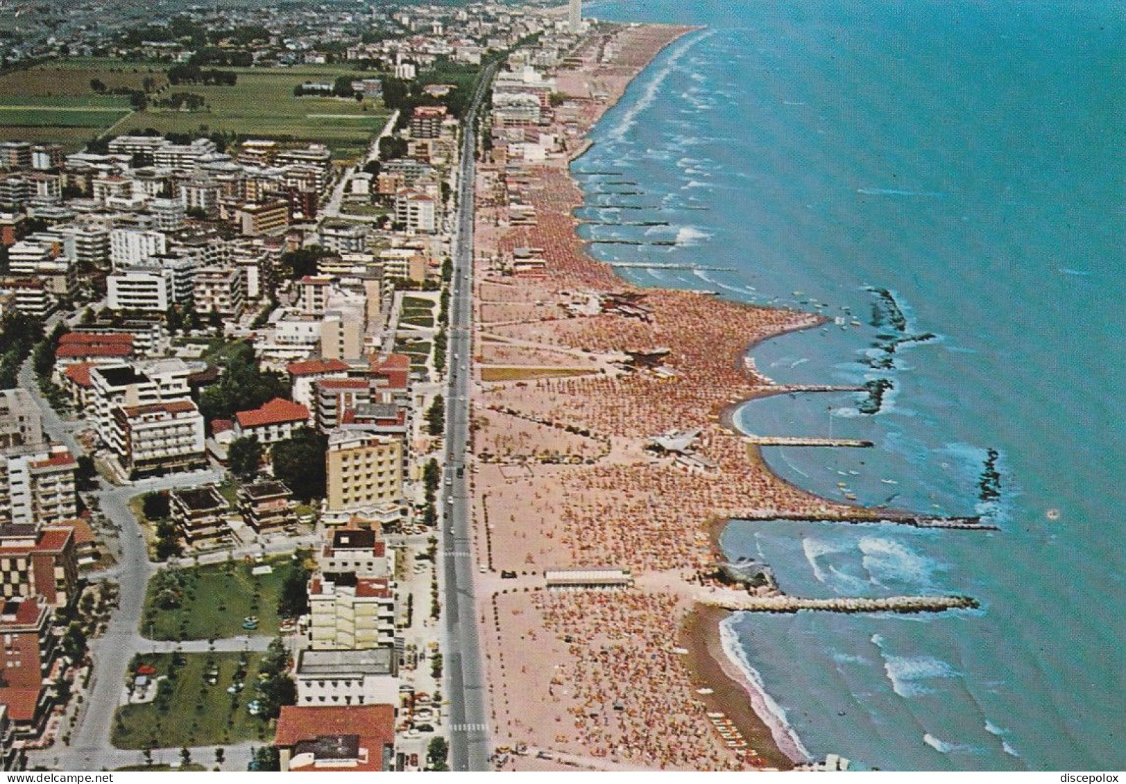 AD55 Valverde Di Cesenatico (Forlì Cesena) - Panorama Aereo Vista Aerea Aerial View Vue Aerienne / Viaggiata 1978 - Autres & Non Classés