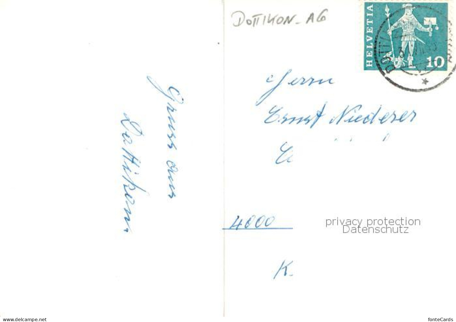 13751394 Dottikon AG Fluehgraben Aumatt Wickackerau Vor Dem Kraftwerkbau 1918  - Autres & Non Classés