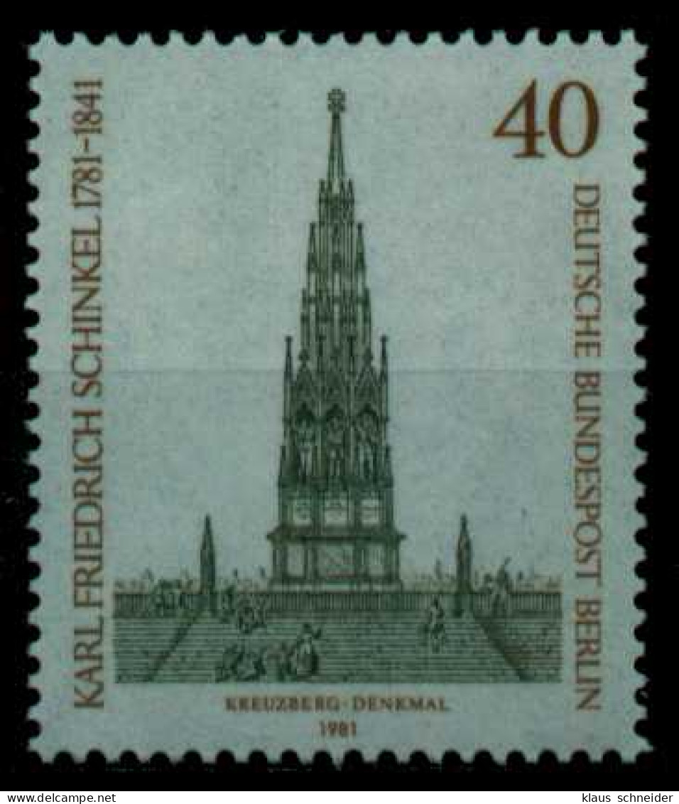 BERLIN 1981 Nr 640 Postfrisch X1481EA - Nuovi