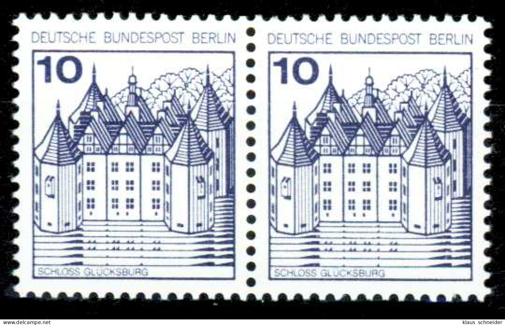 BERLIN DS BURGEN U. SCHLÖSSER Nr 532A Postfrisch WAAGR S00F106 - Unused Stamps