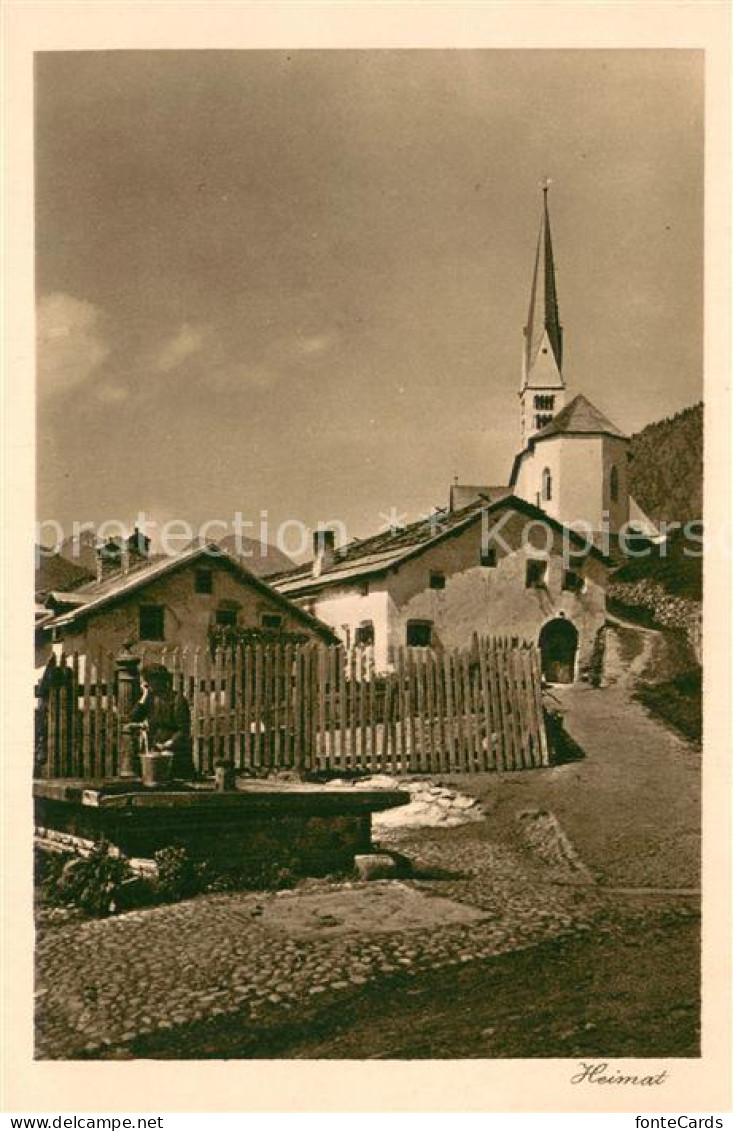 13751311 Zernez GR Ortspartie Mit Kirche Zernez GR - Otros & Sin Clasificación