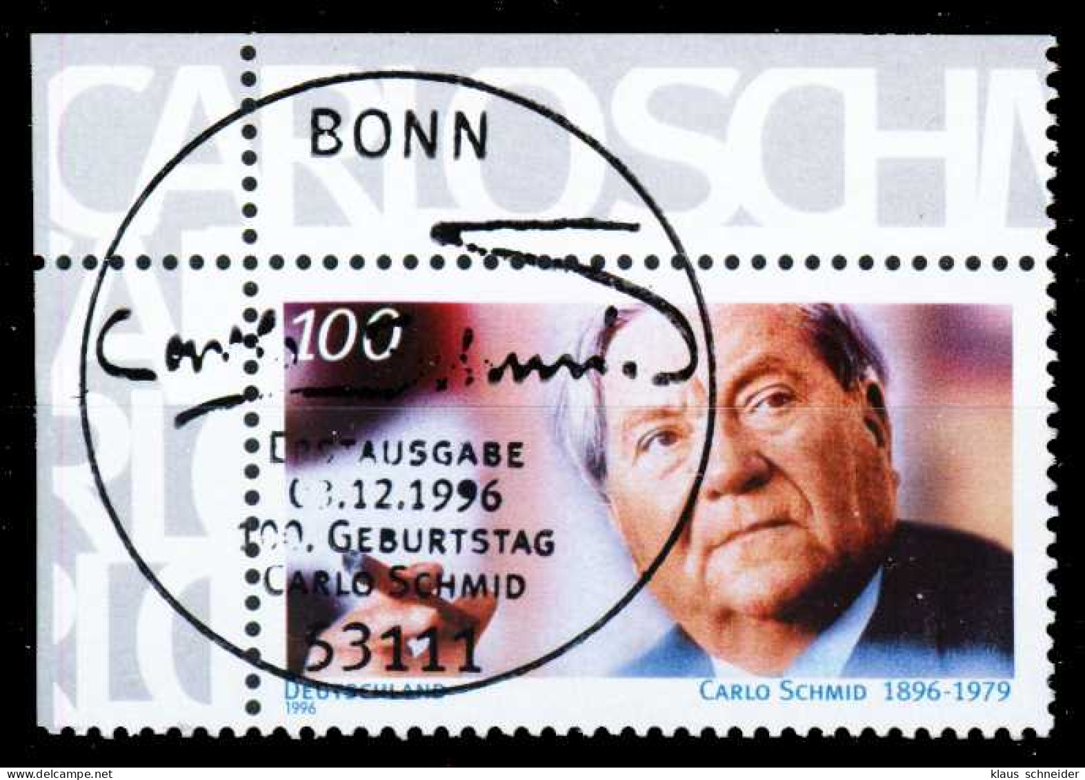 BRD 1996 Nr 1894 ZENTR-ESST ECKE-OLI X2CBEAA - Used Stamps