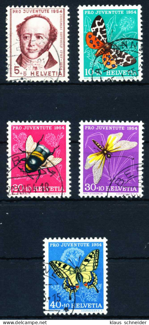 SCHWEIZ PRO JUVENTUTE Nr 602-606 Gestempelt X4C9A6E - Used Stamps