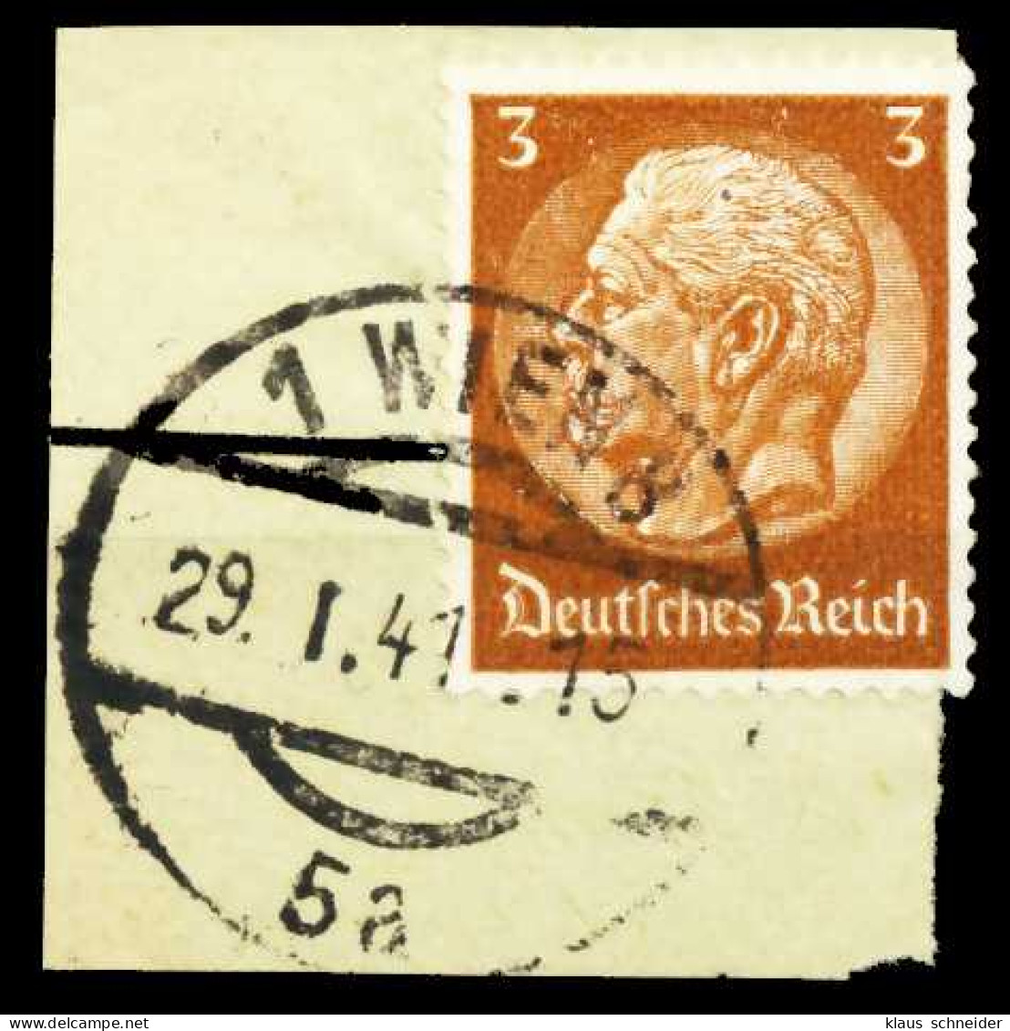 3. REICH 1933 Nr 513 Gestempelt Briefstück Zentrisch X5DA932 - Gebraucht