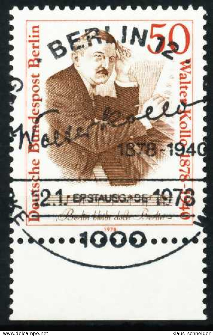 BERLIN 1978 Nr 561 Zentrisch Gestempelt URA X61E986 - Used Stamps