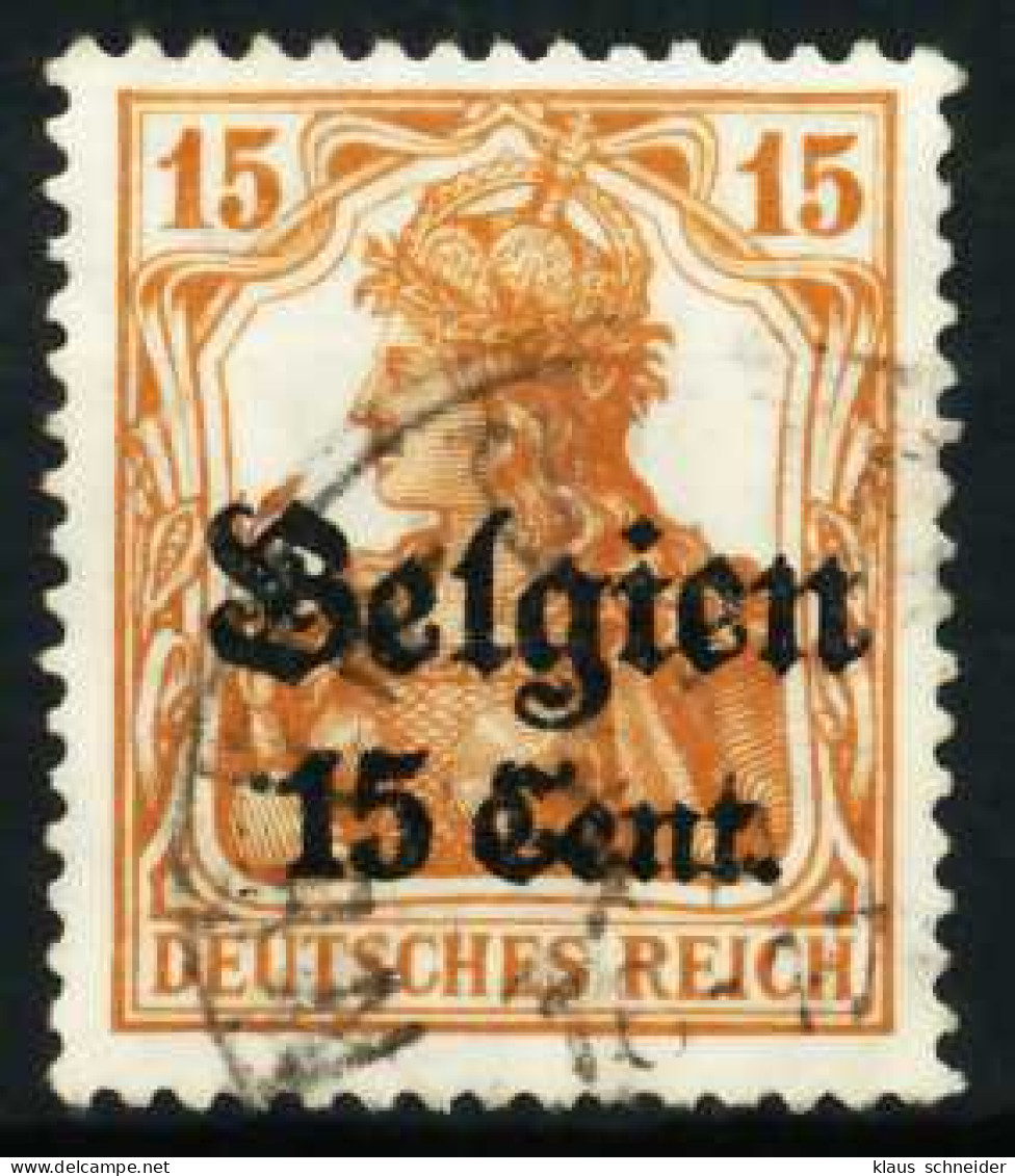 BES 1WK LP BELGIEN Nr 15I Gestempelt X629C9E - Besetzungen 1914-18