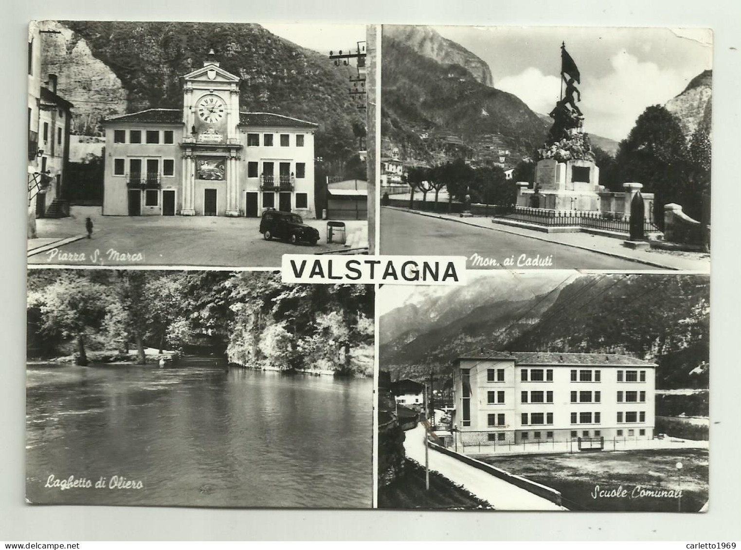 VALSTAGNA - VEDUTE   - VIAGGIATA FG - Vicenza