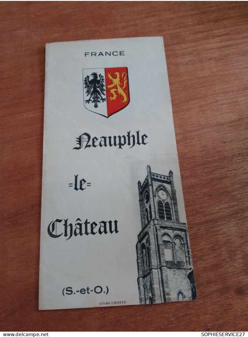 155 //  DEPLIANT ANCIEN / NEAUPHLE LE CHATEAU - Reiseprospekte