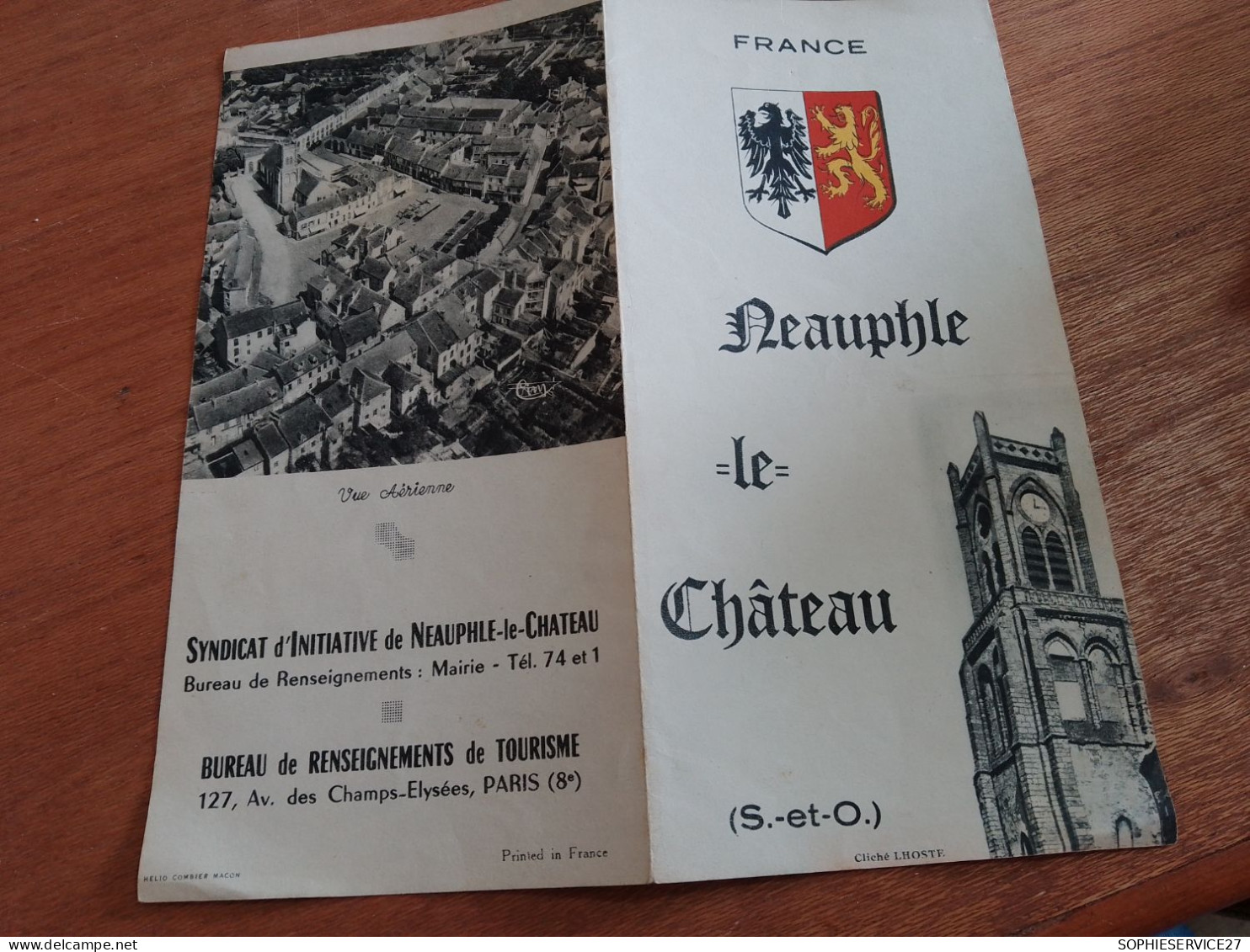 155 //  DEPLIANT ANCIEN / NEAUPHLE LE CHATEAU - Dépliants Turistici