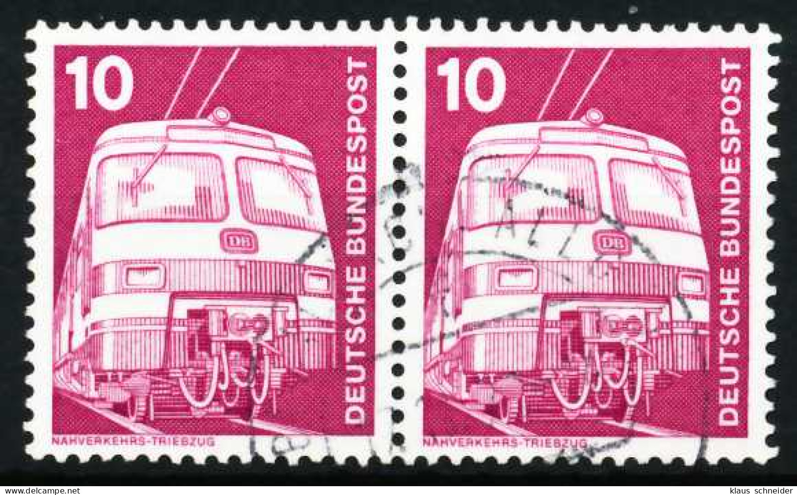 BRD DS INDUSTRIE U. TECHNIK Nr 847 Gestempelt WAAGR PAAR X66C242 - Used Stamps