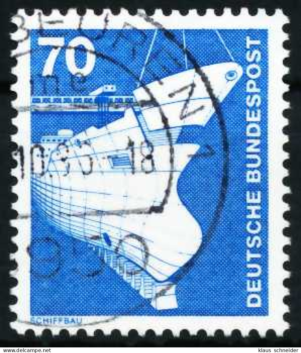 BRD DS INDUSTRIE U. TECHNIK Nr 852 Zentrisch Gestempelt X66C78A - Used Stamps