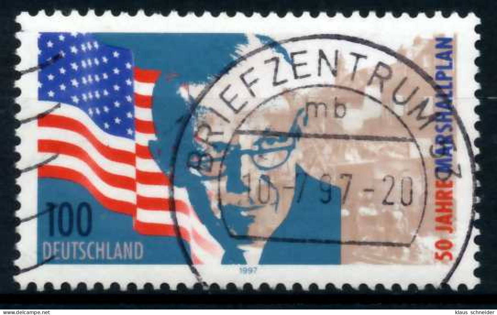 BRD BUND 1997 Nr 1926 Zentrisch Gestempelt X6AD65A - Used Stamps