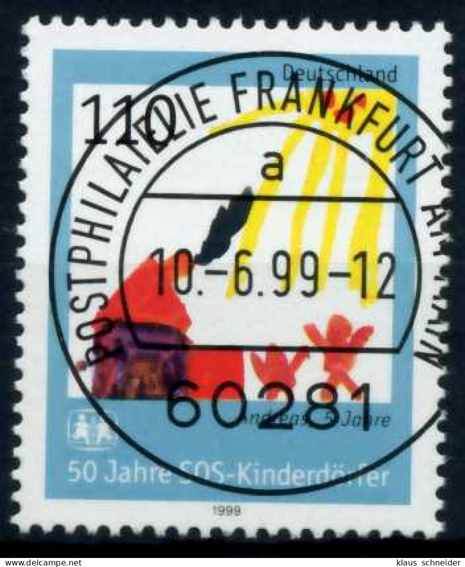 BRD 1999 Nr 2062 Zentrisch Gestempelt X6D1192 - Used Stamps