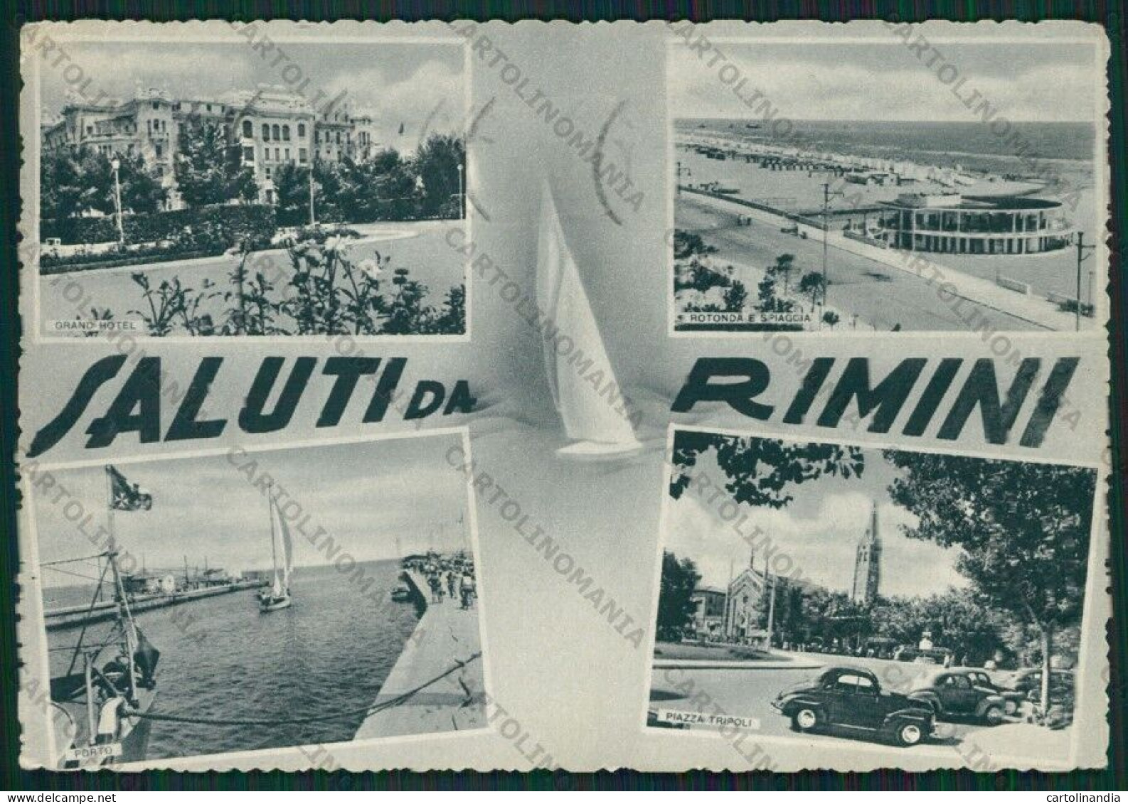 Rimini Città Saluti Da FG Cartolina KB1329 - Rimini