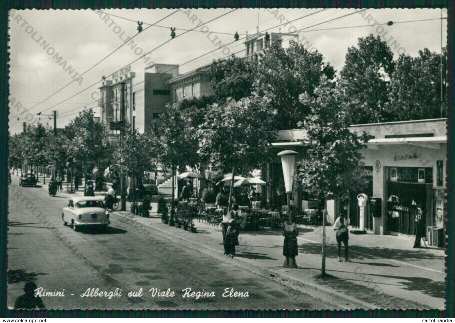 Rimini Città Auto Foto FG Cartolina KB1344 - Rimini