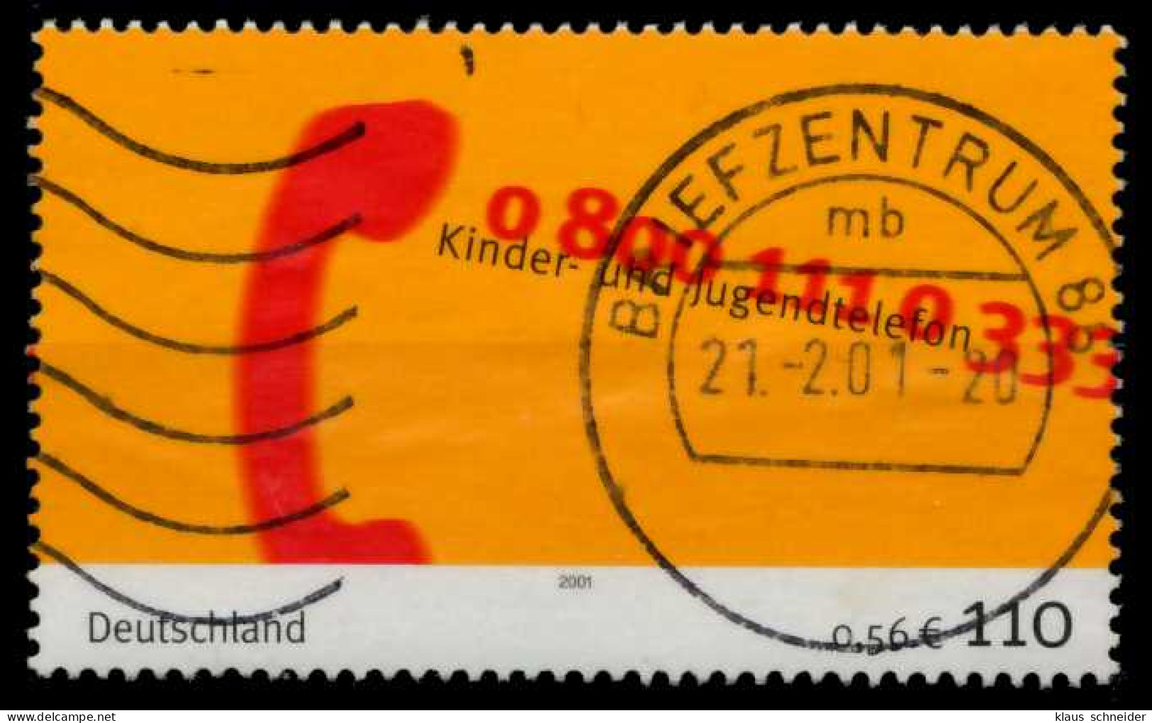 BRD 2001 Nr 2164 Zentrisch Gestempelt X6D9336 - Used Stamps