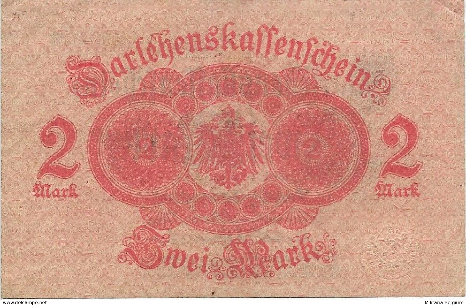 Duitsland - Darlehnskassenschein Zwei Mark - 1914 - Autres & Non Classés