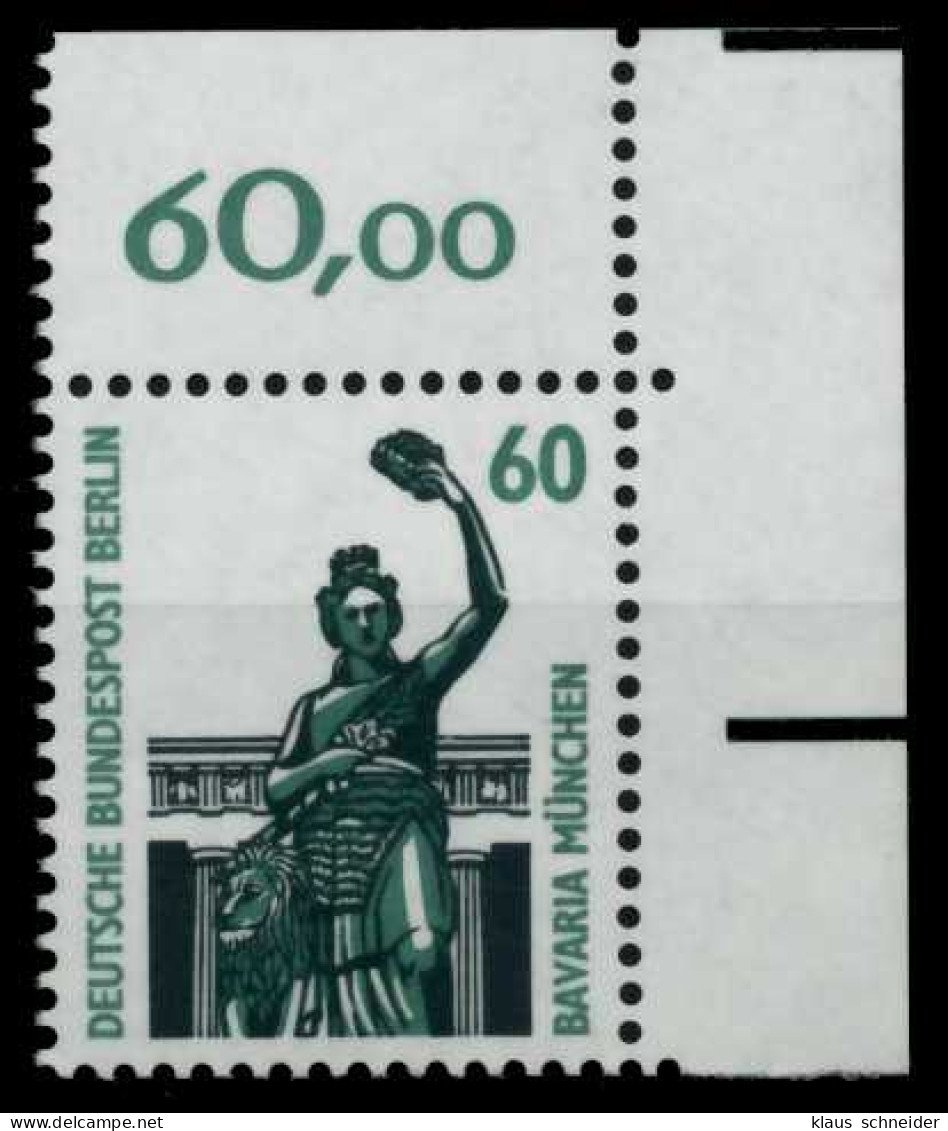 BERLIN DS SEHENSW Nr 795 Postfrisch ECKE-ORE X702CD2 - Unused Stamps