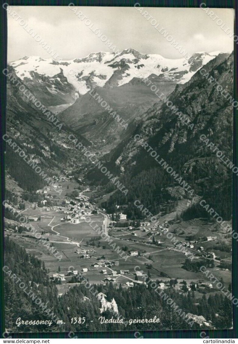 Aosta Gressoney PIEGHINE Foto FG Cartolina KB1485 - Aosta