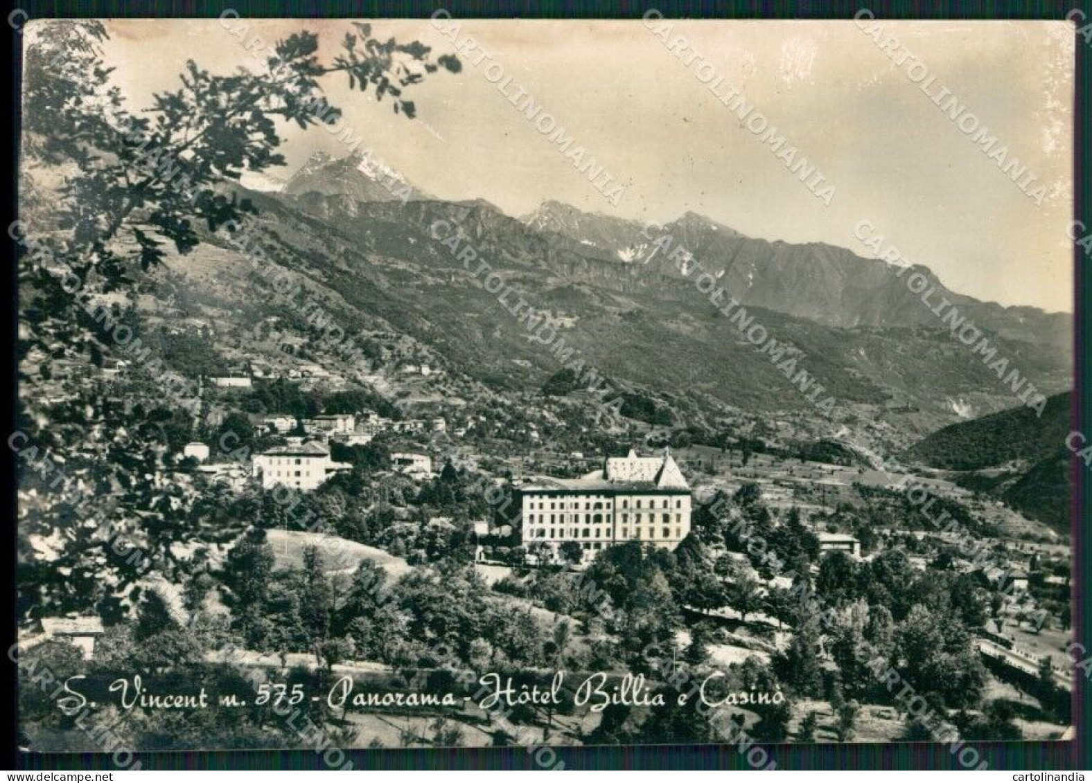 Aosta Saint Vincent ABRASA Foto FG Cartolina KB1606 - Aosta