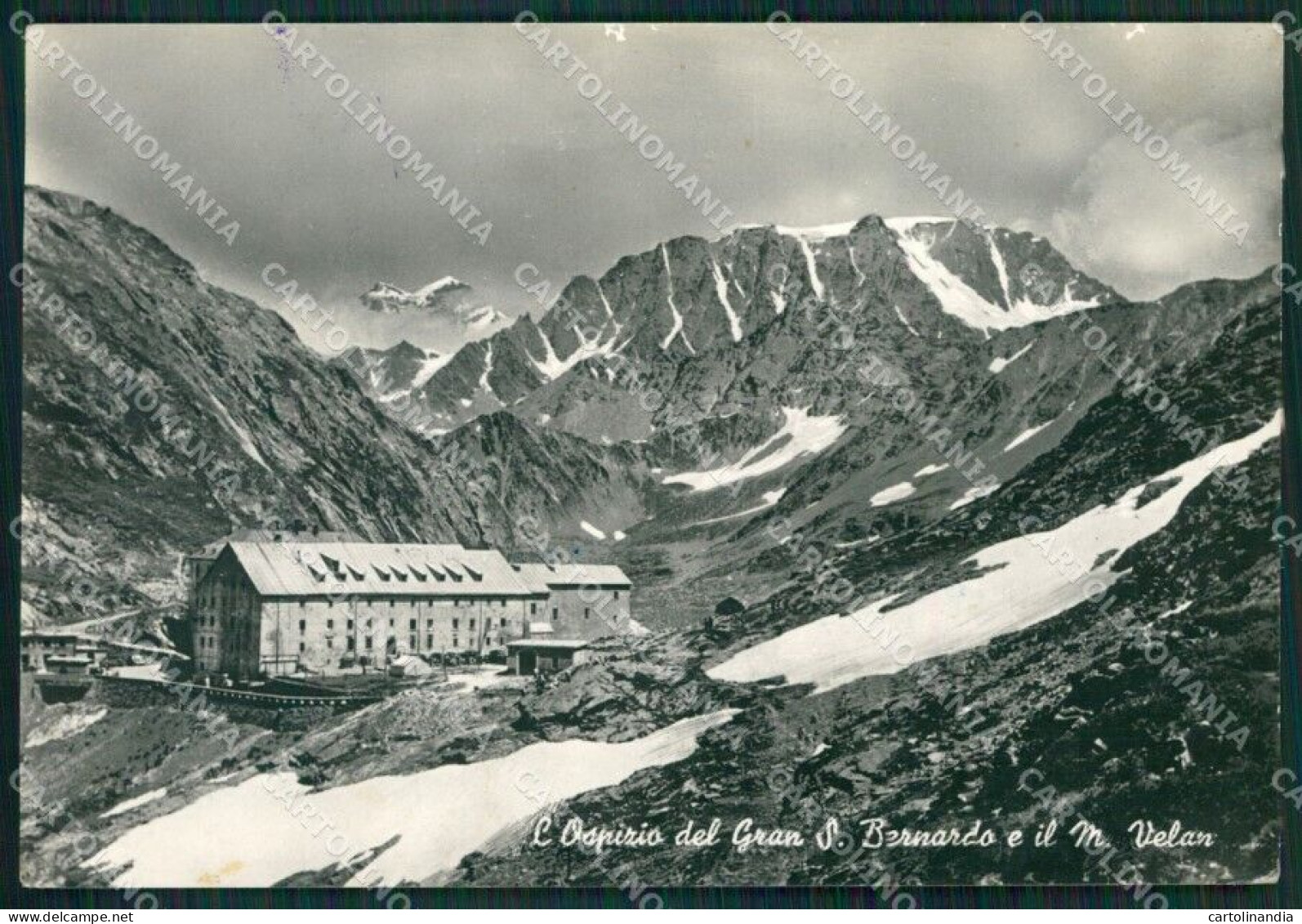 Aosta Gran San Bernardo Ospizio Monte Velan Foto FG Cartolina KB1569 - Aosta
