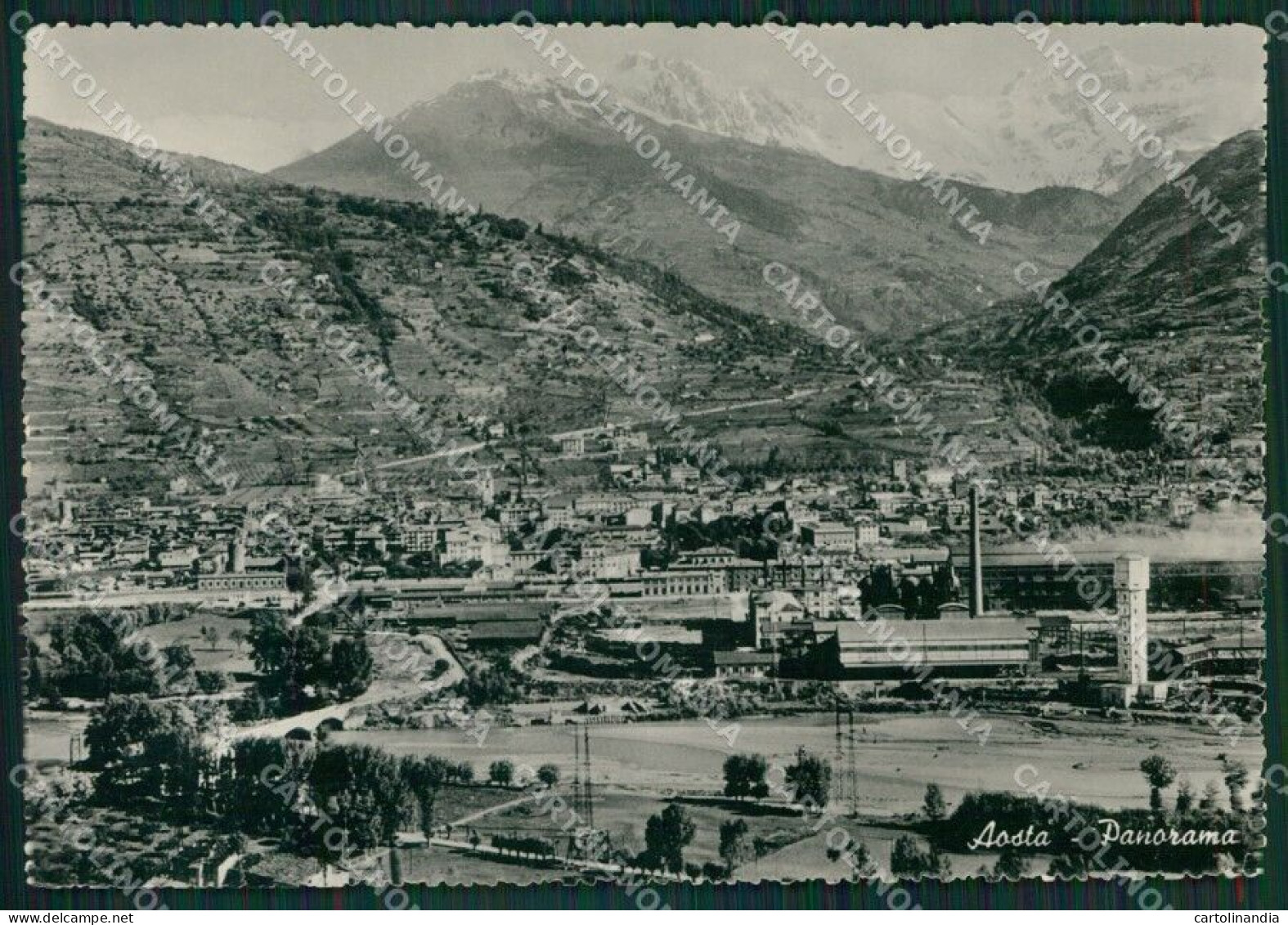 Aosta Città Foto FG Cartolina KB1568 - Aosta