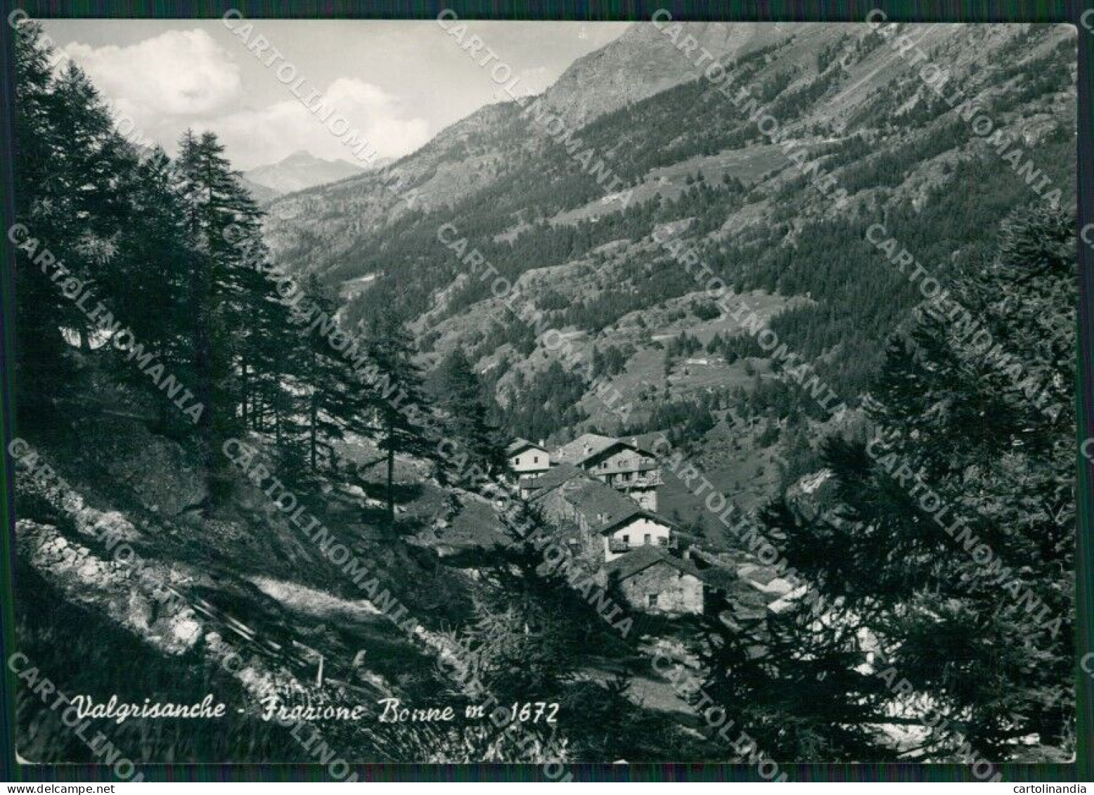 Aosta Valgrisanche Bonne Di Foto FG Cartolina KB1571 - Aosta