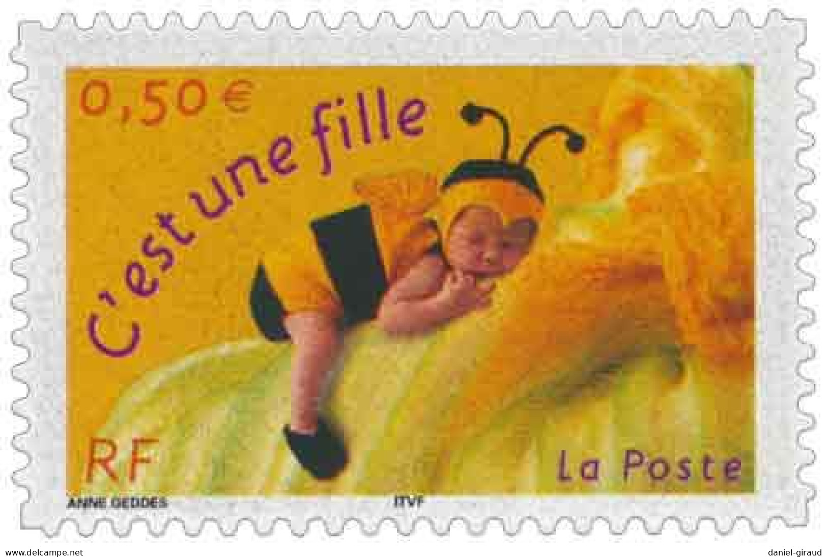 France 2004 Timbre Adhésif N°YT AD40 MNH ** C'est Une Fille Provenant Du Carnet N°YT BC 40 - Unused Stamps