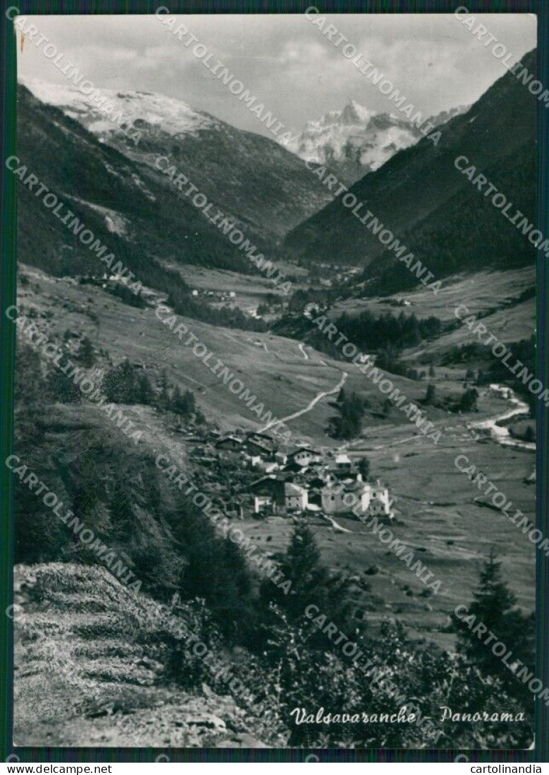 Aosta Valsavaranche Foto FG Cartolina KB1570 - Aosta