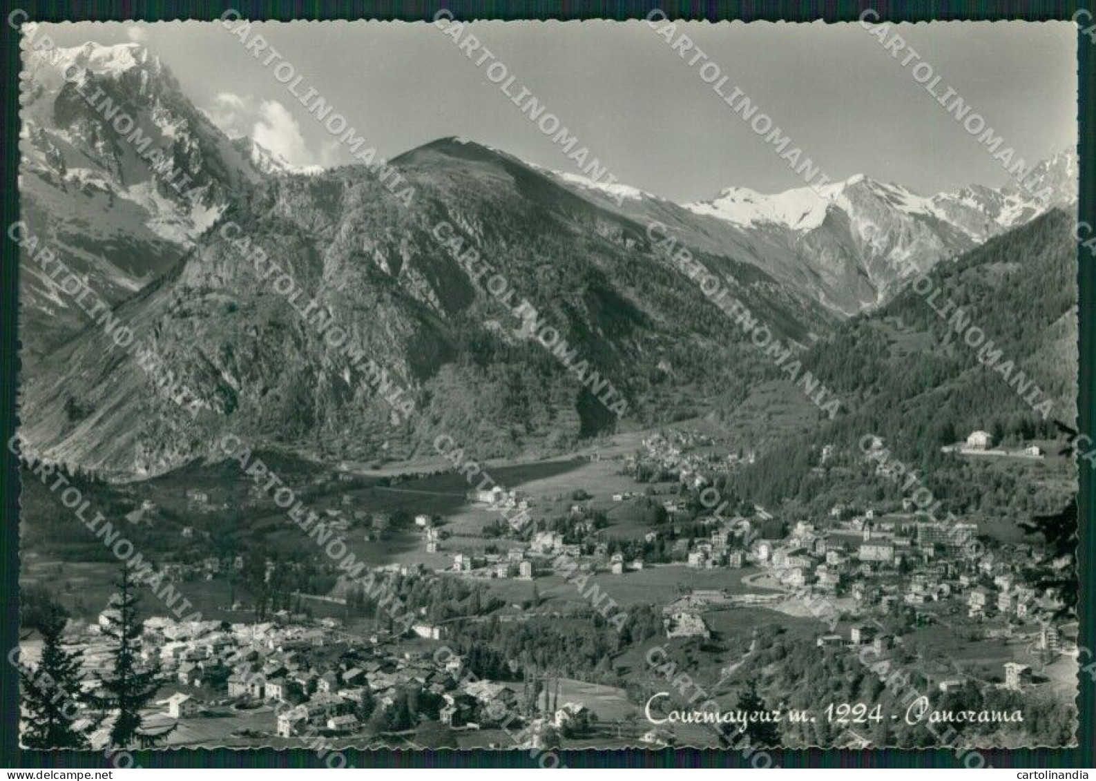 Aosta Courmayeur Foto FG Cartolina KB1625 - Aosta