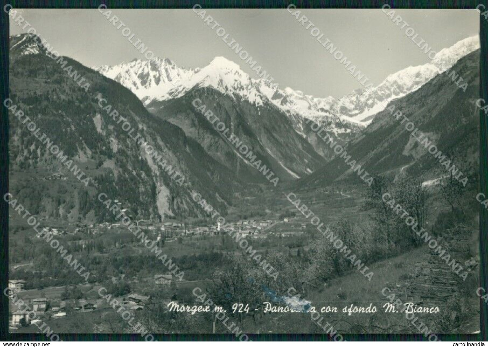 Aosta Morgex Monte Bianco Foto FG Cartolina KB1530 - Aosta