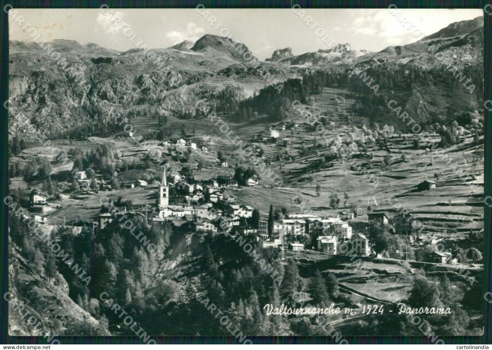 Aosta Valtournanche PIEGHINA Foto FG Cartolina KB1662 - Aosta