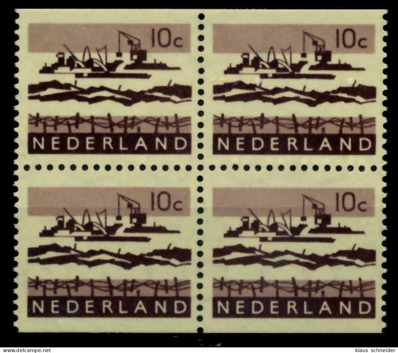 NIEDERLANDE Nr 800XxDo Und 800XxDu Postfrisch VIERERBLOCK S009092 - Ungebraucht