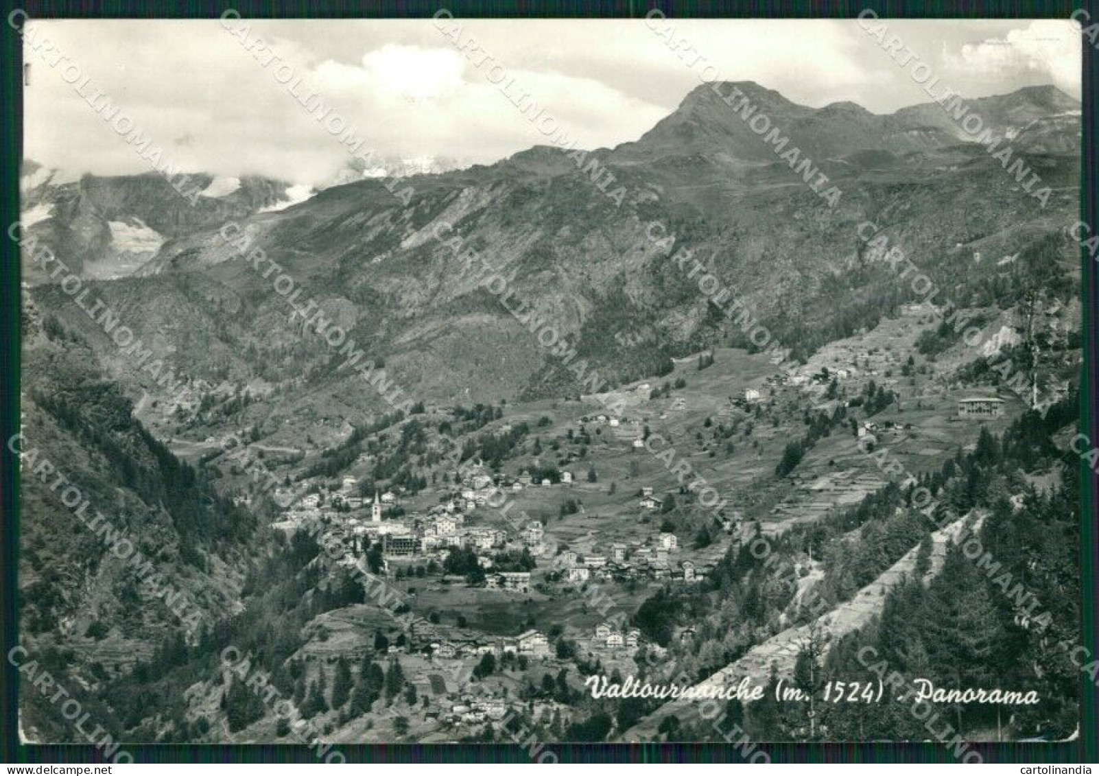 Aosta Valtournanche PIEGHINA Foto FG Cartolina KB1682 - Aosta