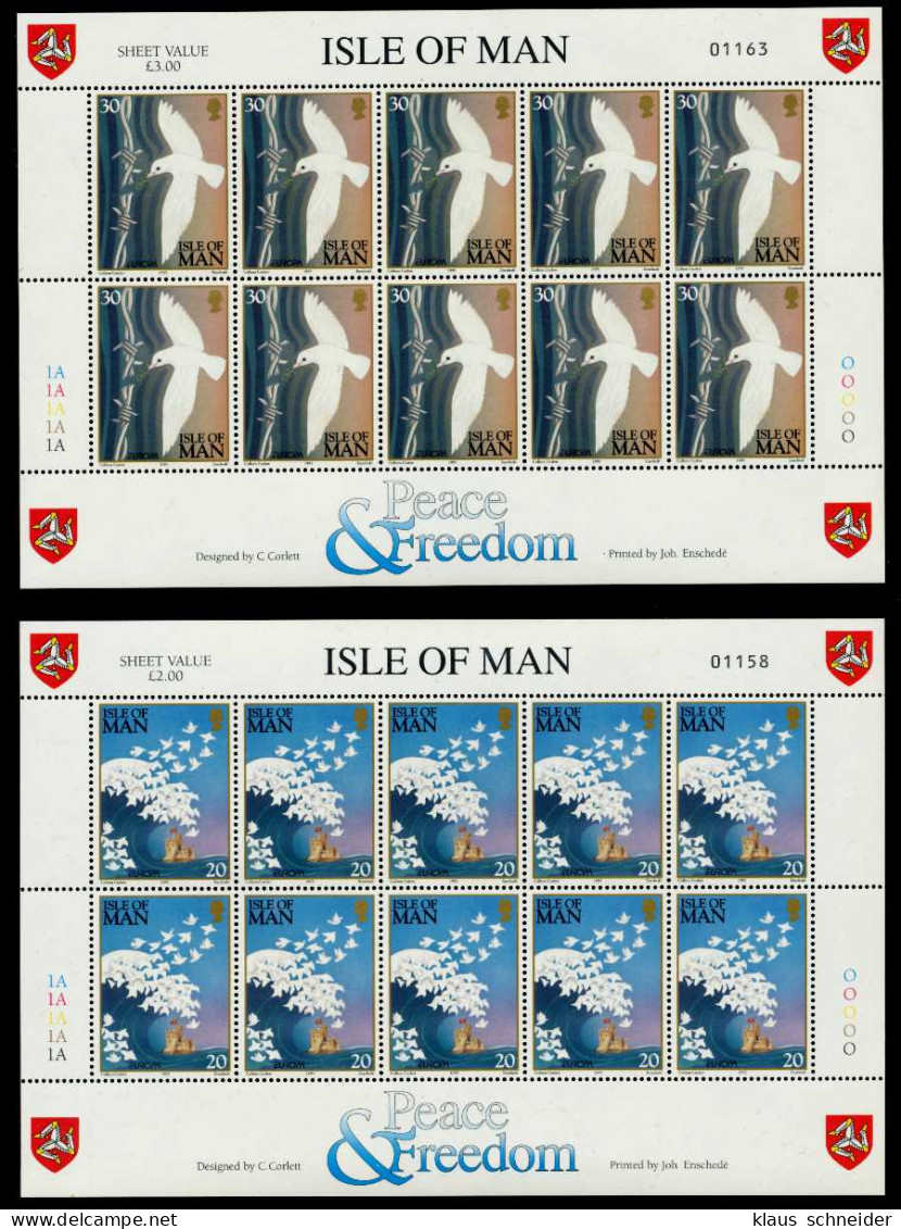 ISLE OF MAN Nr 627KB-628KB Postfrisch KLEINBG S009522 - Isle Of Man