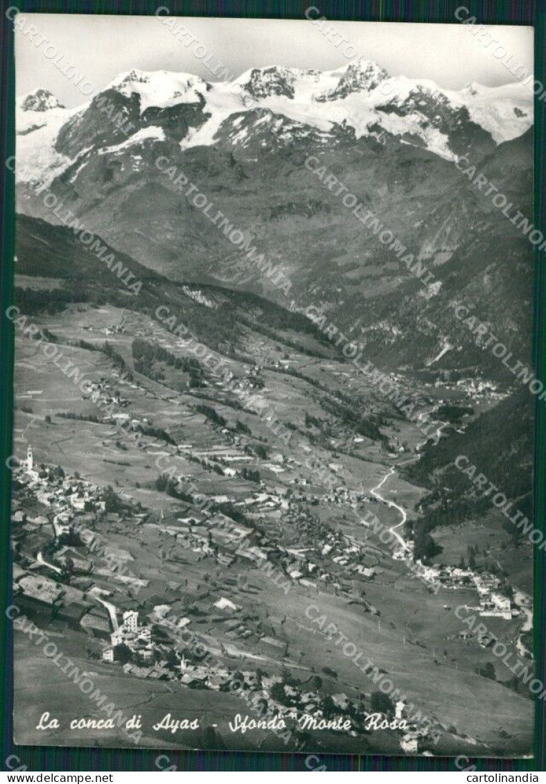 Aosta Ayas Monte Rosa Foto FG Cartolina KB1661 - Aosta