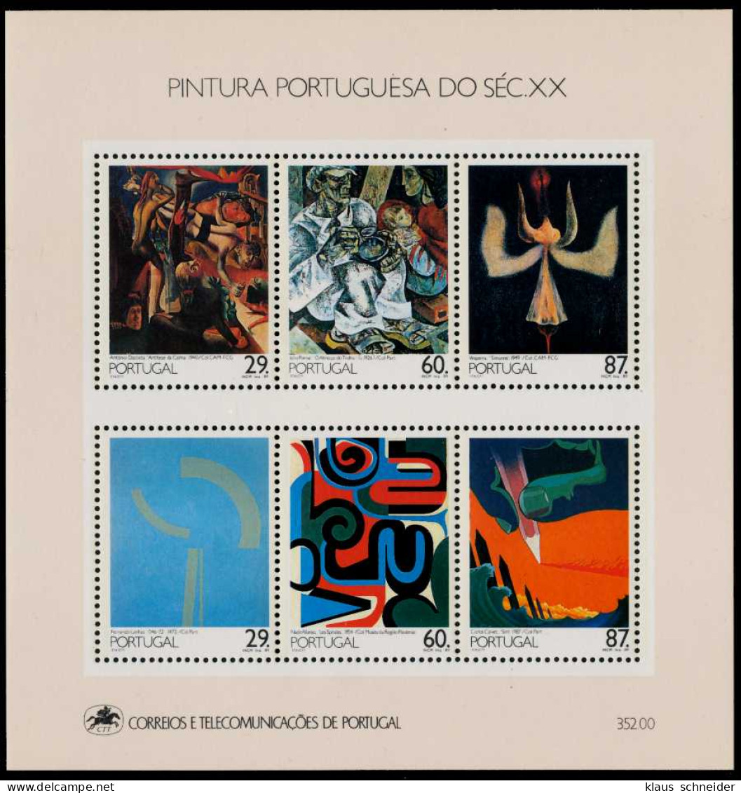 PORTUGAL Block 68 Postfrisch S00CFB6 - Hojas Bloque