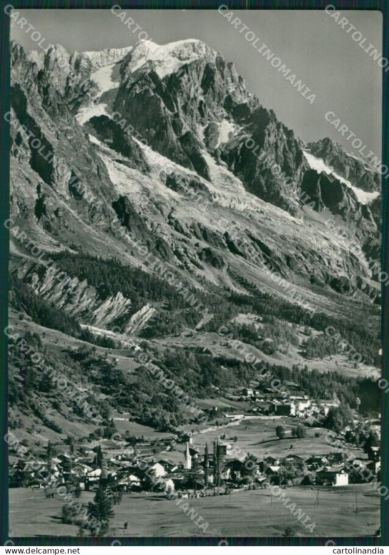 Aosta Courmayeur Entrèves Foto FG Cartolina KB1667 - Aosta