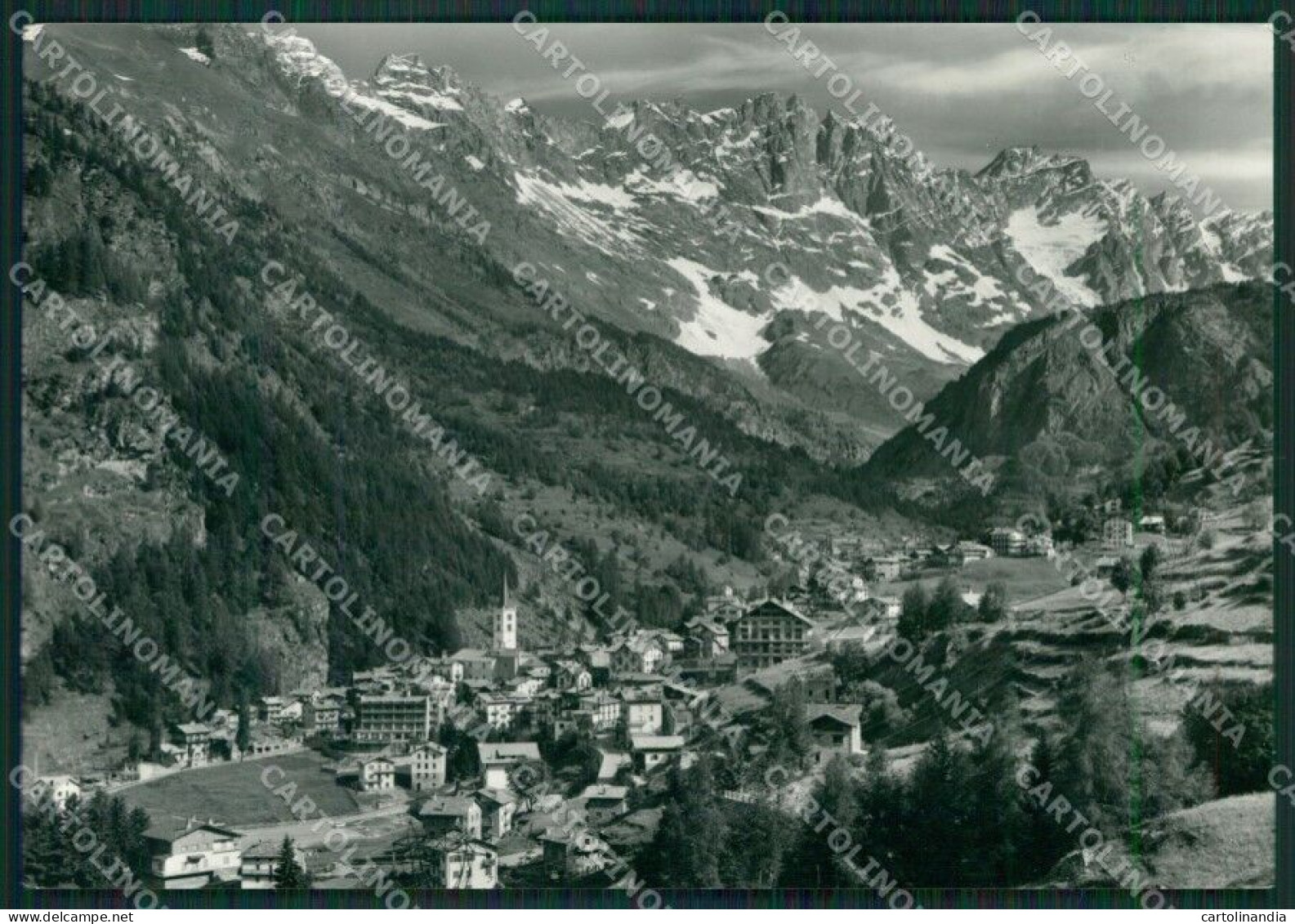 Aosta Valtournanche Foto FG Cartolina KB1604 - Aosta